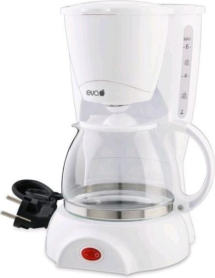 Actual product image Eva- Kochen und Haushalt Eva coffee machineWhite 46 cups, 550 W (EU plug)
