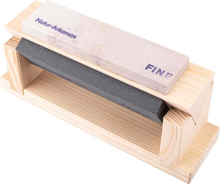 Produktbild Herbertz Holzblock mit 3 Abziehsteinen