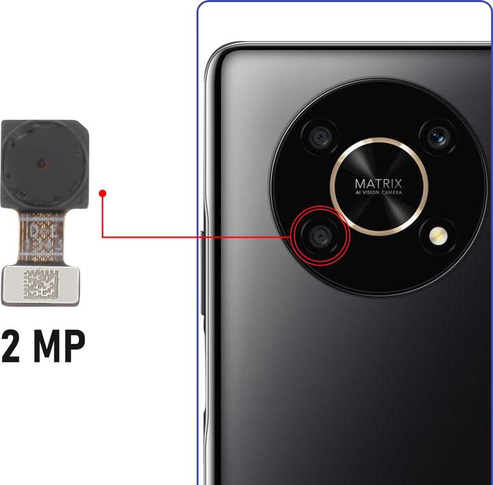 Actual product image Clappio Macro lens spare part (Honor Magic 4 Lite)