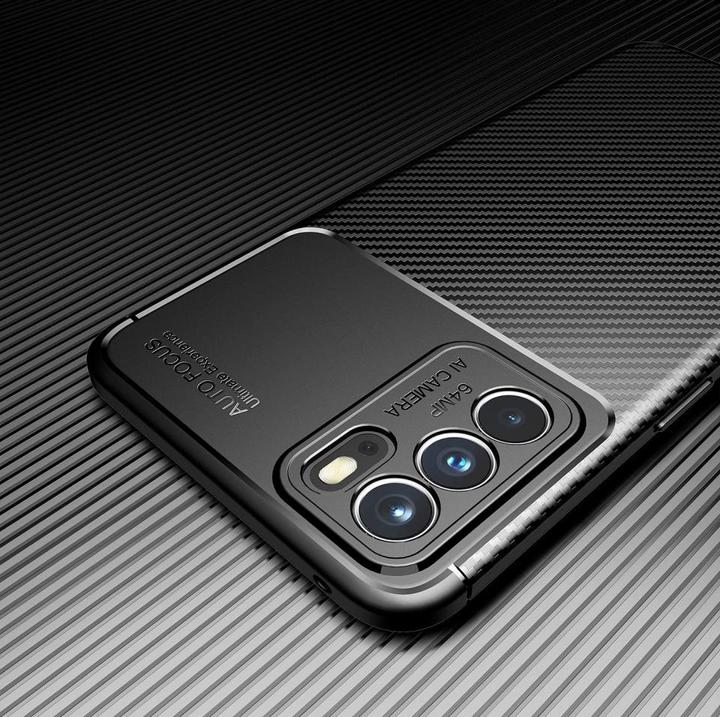 Image du produit Screenguard Oppo Reno6 Pro 5G (MediaTek) Housse Design carbone TPU Case (Oppo Reno 6 Pro 5G (MediaTek))