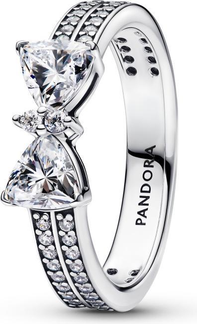 Produktbild Pandora Sparkling Bow Double-row Ring (52, 925 Silber)