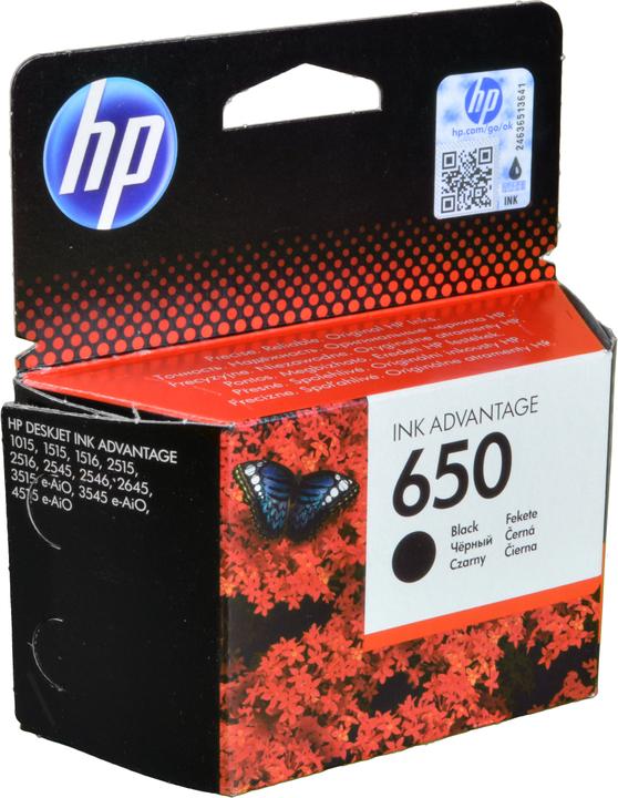 Image du produit HP 650 - Noir - Original - Ink Advantage - Cartouche d'encre (CF)