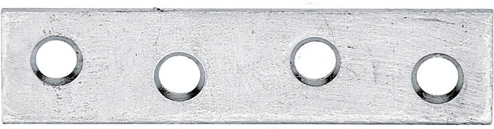 Actual product image Alberts Flat connector 60 x 15 mm, galvanised yellow (Flat connectors, 100 pcs.)