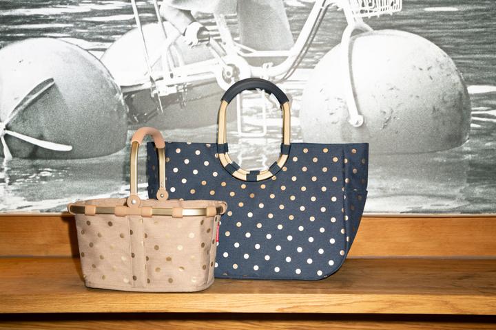 Image du produit reisenthel carrybag XS frame metallic dots coffee