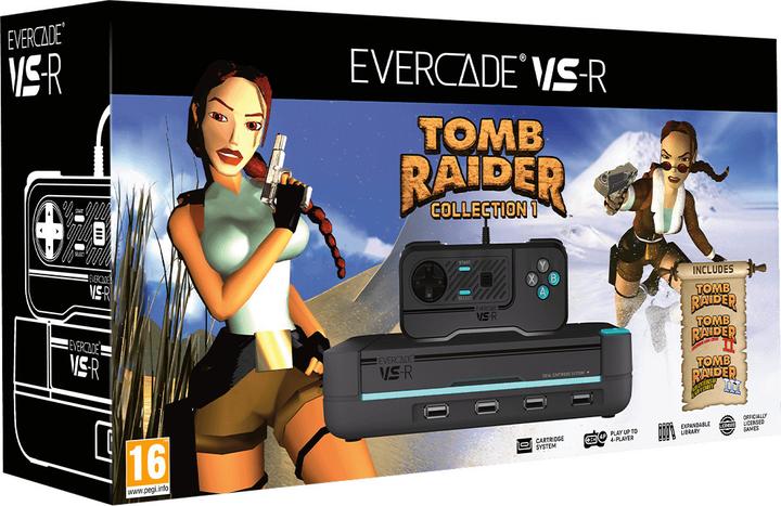 Actual product image Evercade VS-R Console with Tomb Raider Collection 1 (I, II & III) /