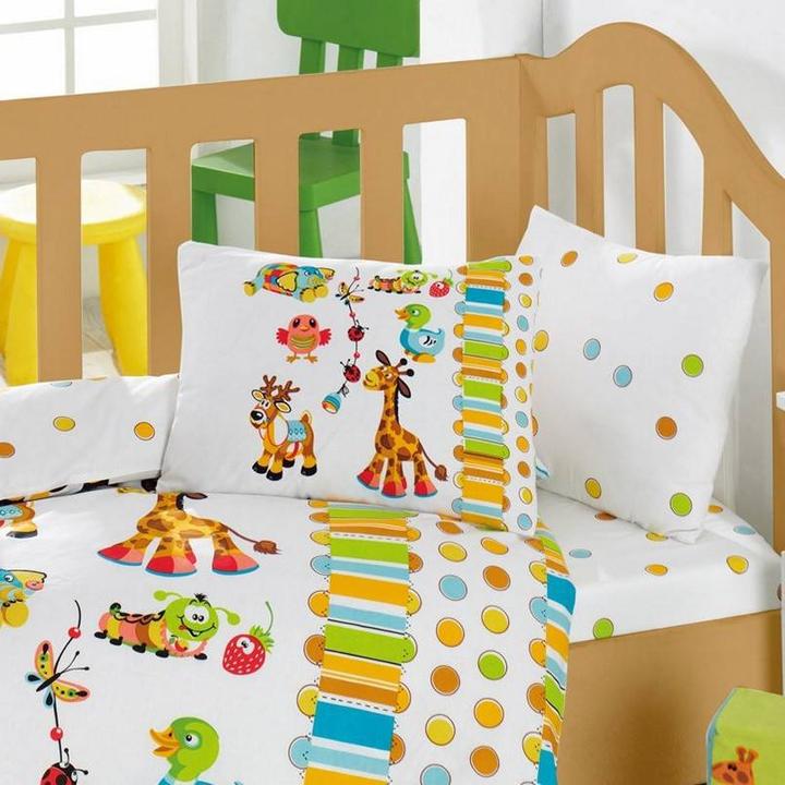 Immagine prodotto Cotton Box Gioco Animali Biancheria da letto per bambini (100 x 135 cm, 35 x 45 cm, 40 x 60 cm)