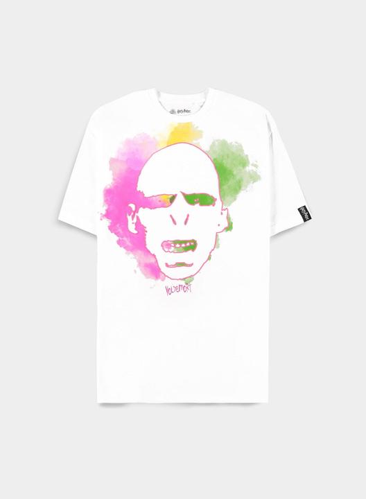 Produktbild Harry Potter: Wizards Unite Women's Smokey Voldemort Oversized White Short Sleeved Tshirt (XL)