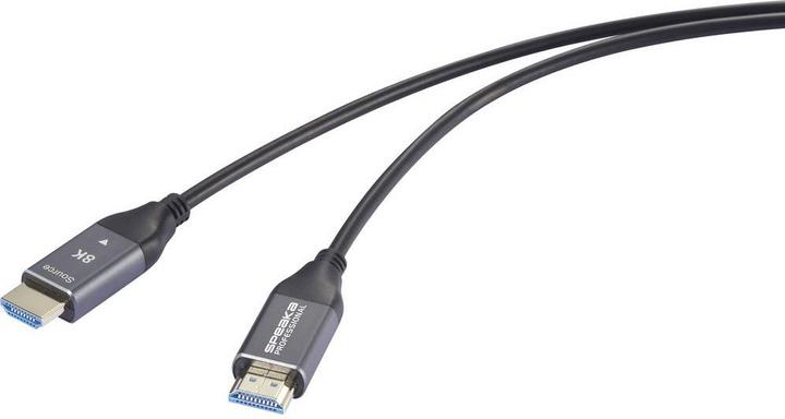 Actual product image SpeaKa Professional HDMI / Glasfaser Anschlusskabel HDMI-A Stecker, HDMI-A Steck (40 m, HDMI)