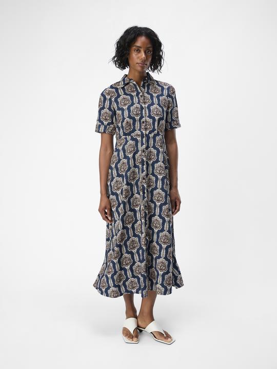 Actual product image Object Print blouse dress (34)