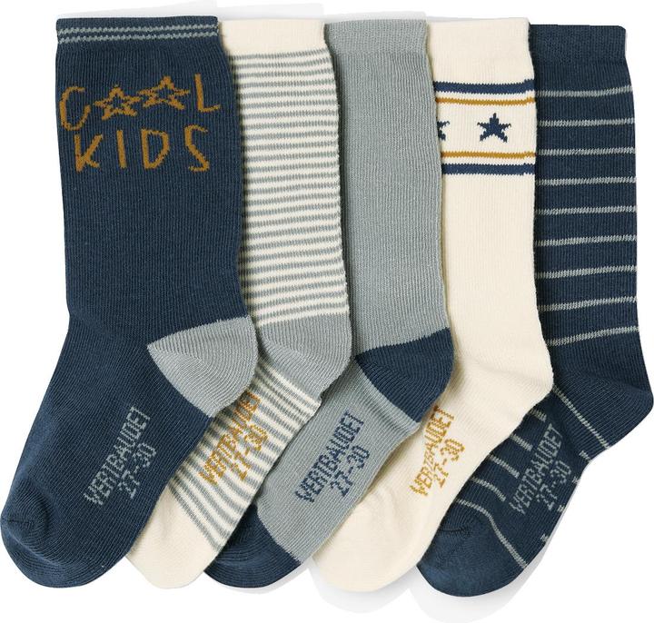 Image du produit Vertbaudet 5er-Pack Jungen Socken COOL KIDS (Pack de 5, 27, 30)