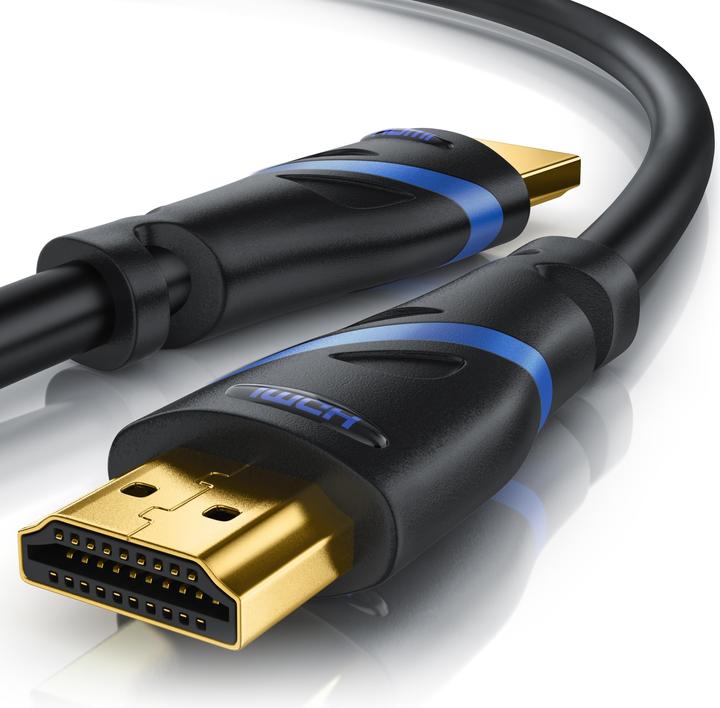 Actual product image Primewire HDMI cable 2.1, type A, 8k @ 120Hz 4K @ 240Hz / 4k @ 240Hz with DSC, UHD, HDR, eARC, VRR, 48 Gbit/s (1.50 m, HDMI)