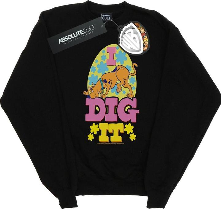 Actual product image Scooby Doo Mens Easter I Dig It Sweatshirt (XL)