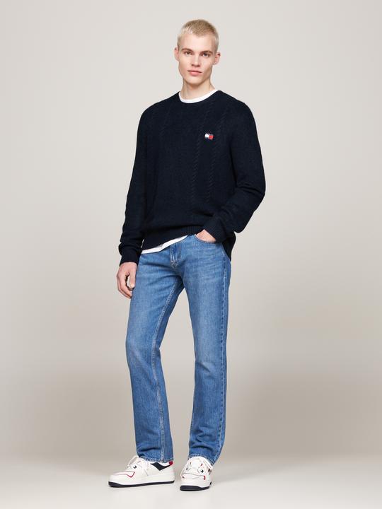Produktbild Tommy Hilfiger Slim Fit Trui Gebreid - Donkerblauw - Maat XL (XL)