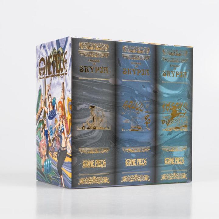 Immagine prodotto One Piece Sammelschuber 3: Skypia (inklusive Band 24–32) (Tedesco, Eiichiro Oda, 2023)