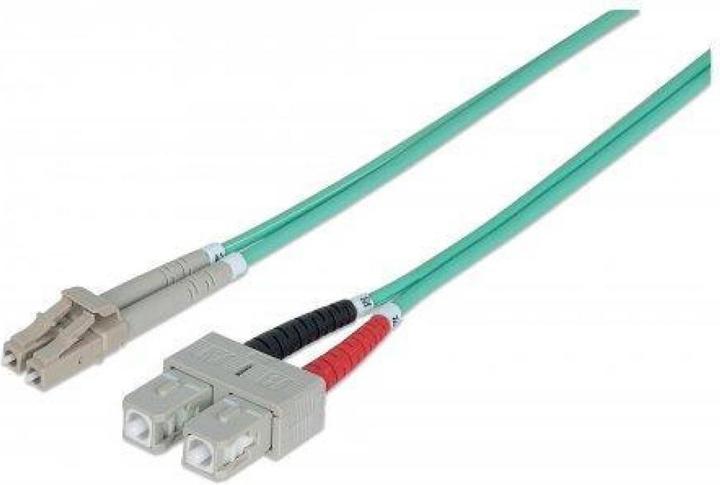 Image du produit Intracom Techly 3m SC / LC 50/125 Câble Fibre Optique Bleu (3 m)