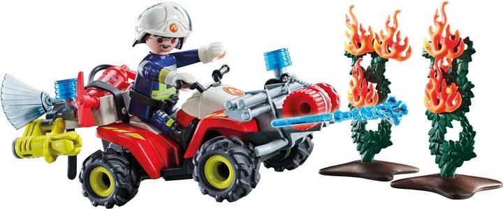 Image du produit Playmobil Les pompiers de Quad éteignent un feu de haie (71825, Playmobil Action Heroes)