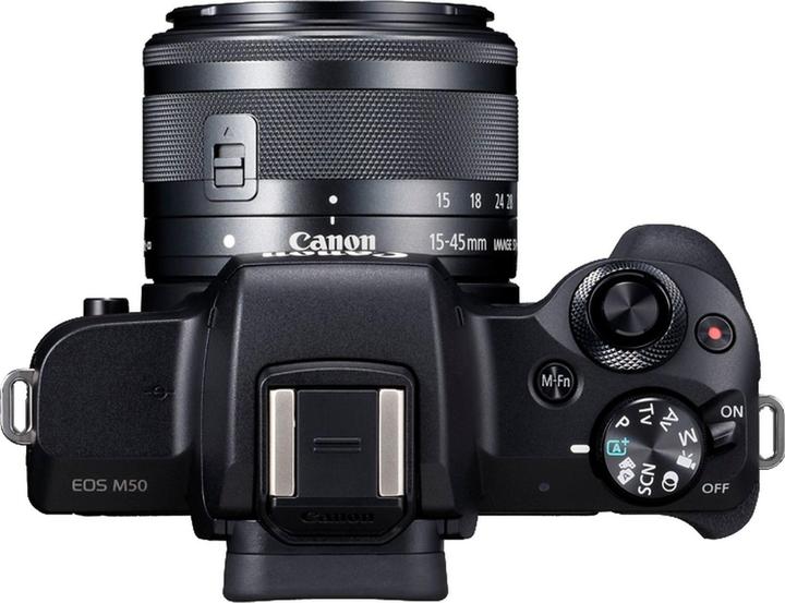 Actual product image Canon EOS M50 Kit - Import (15 - 45 mm, 24.10 Mpx, APS-C / DX)