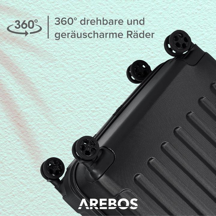 Produktbild Arebos Reisekoffer (94 l, Handgepäck (bis 50l), M (50 - 90l), L (90 - 115l), XL (ab 115l))