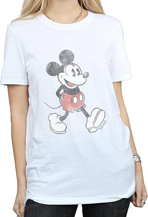 Immagine prodotto Disney Maglietta boyfriend in cotone Walking Mickey Mouse (S)