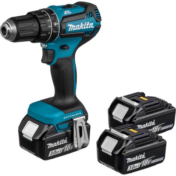 Produktbild Makita Wiertarko-wkrętarka udarowa akumulatorowa 18V DHP485RF3J (Akkubetrieb)