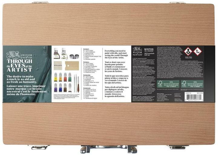 Produktbild Winsor & Newton Ölfarbe Oil Winton Holzkasten 8 x 37 ml (Mehrfarbig)