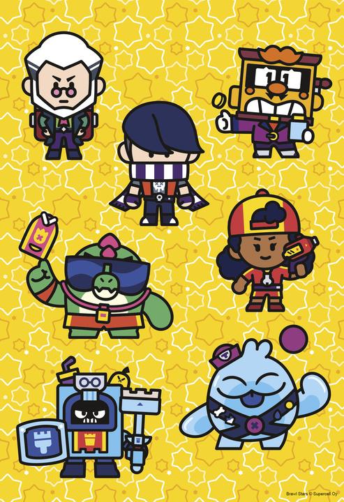 Actual product image Panini Brawl Stars Super-strong sticker and colouring fun (German, Panini, 2023)