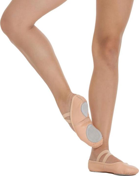 Actual product image Dansez Vous Adult Soft Smooth Leather Split Sole Ballet Shoes (38)