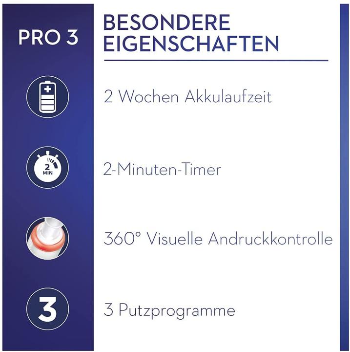 Actual product image Oral-B Pro 3 3000 (Oscillating toothbrush)