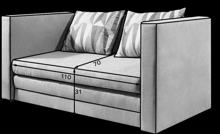 Actual product image ELTAP Neva (2 person sofa, Sofa bed)