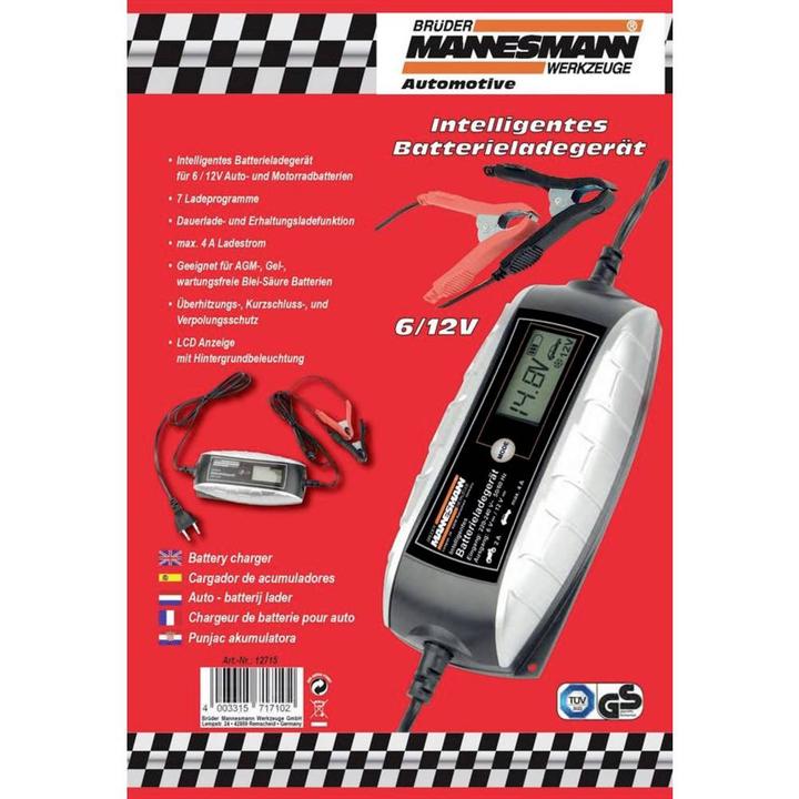 Actual product image Mannesmann Car charger (12V, 6V, 4 A)