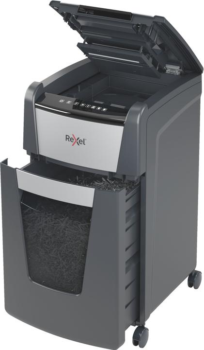 Produktbild Rexel Aktenvernichter Optimum AutoFeed+ 225M Mikroschnitt 2 x 15 mm 60 l Blattanzahl (max.): 225 Sicher (Microschnitt)