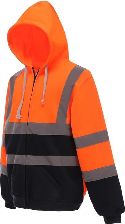 Produktbild Yoko Hoodie mit durchgehendem Reissverschluss Signalkleidung Sicherheit (XXL)