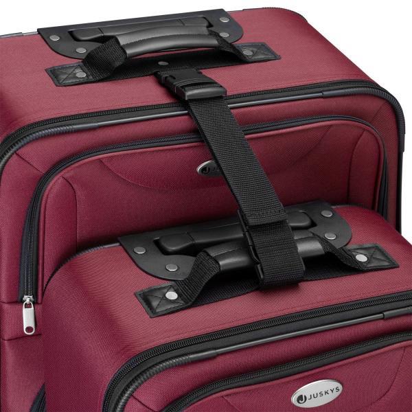 Produktbild Juskys Trolley Kofferset Athen (60 l, M (50 - 90l), L (90 - 115l))