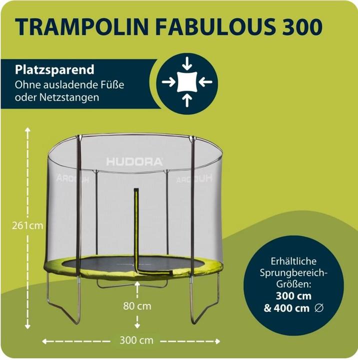 Actual product image Hudora Fabulous 300 (300 cm)