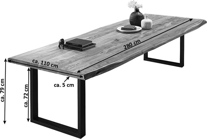 Actual product image SAM Valin (280 x 110 x 79 cm)