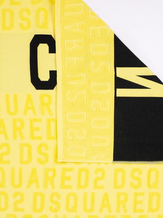 Dsquared2 Serviette de bain jaune