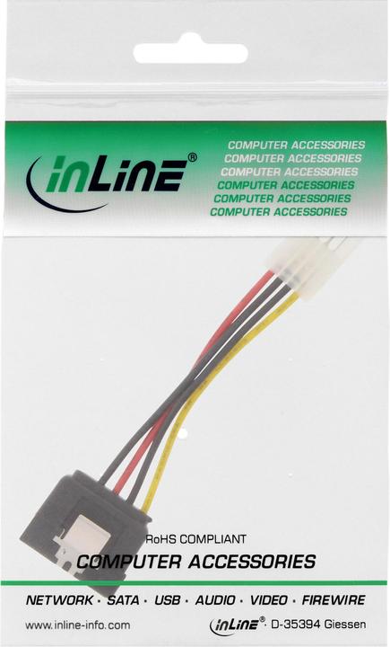Actual product image Aquatuning SATA power adapter cable