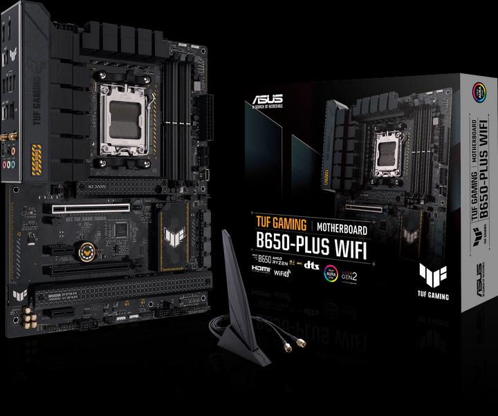 Image du produit ASUS TUF GAMING B650-PLUS WIFI (AM5, AMD B650, ATX)