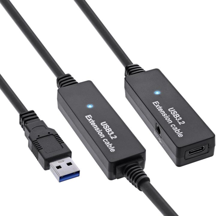 InLine Estensione attiva USB 3.2 Gen.1 (10 m, USB 3.2 Gen 1)