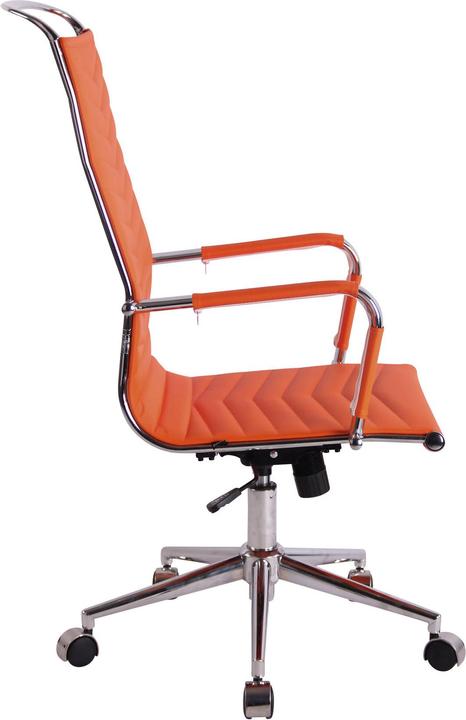 Actual product image CLP Office chair Batley imitation leather, orange