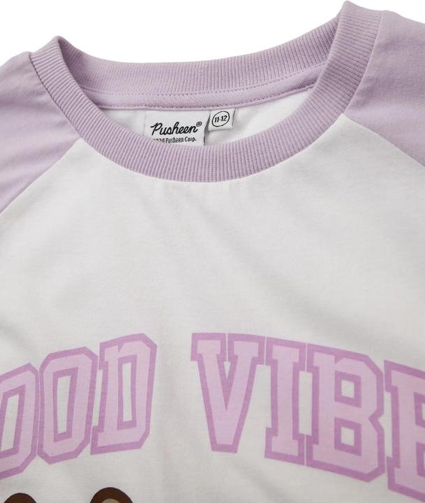 Produktbild Pusheen Good Vibes TShirt Mädchen Raglanärmel (158, 164)