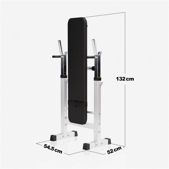 Actual product image Gorilla Sports Weight bench barbell set plastic 38kg-70kg