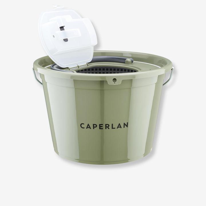 Caperlan Eimer für Naturköder 17 Liter (25 cm)