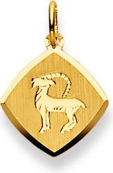 Immagine prodotto Natsumi Schmuck Ciondolo Zodiaco Capricorno in oro giallo 18K/750 (Oro giallo 750/18 K Oro giallo)