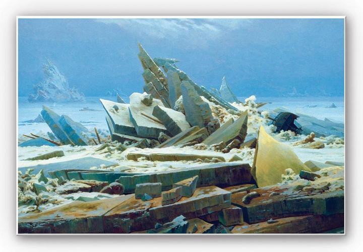 Produktbild Trenddeko Friedrich - Das Eismeer (45 x 30 cm)