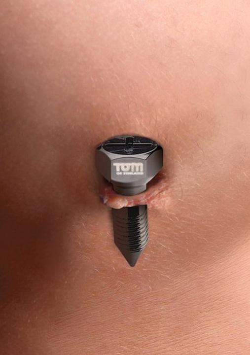 Actual product image Tom of Finland Bro's Pins Magnetic Nipple Clamps