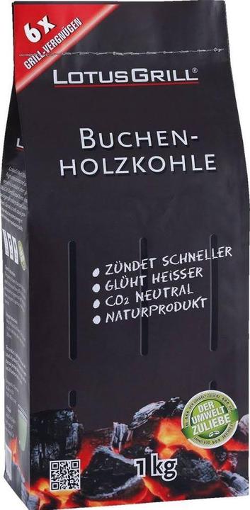 Produktbild LotusGrill Buchenholzkohle (1 kg)