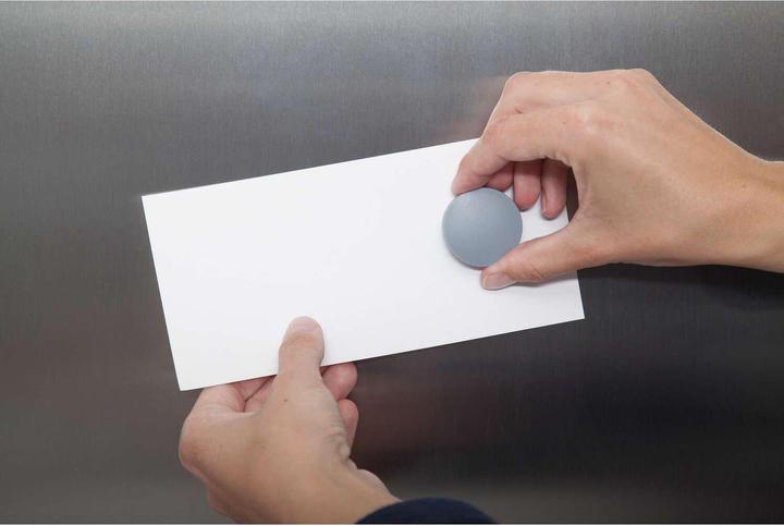 Image du produit Maul Aimant rond Solid 38 mm 2,5 kg Force d'adhérence 10 pièces gris
