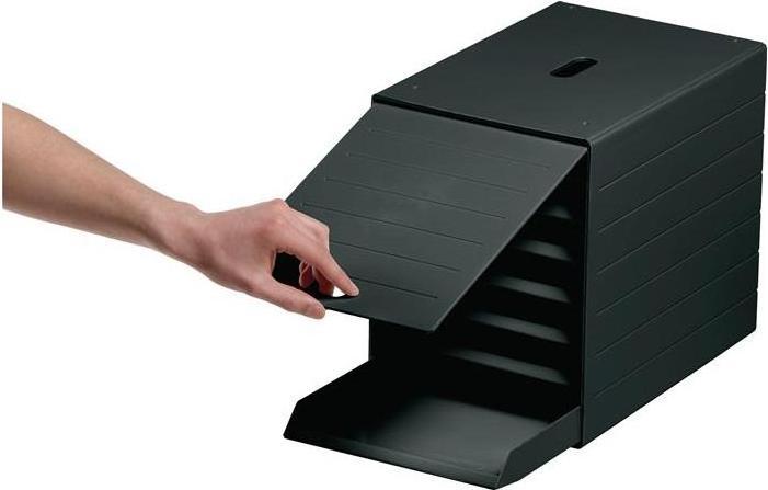 Actual product image Durable IDEALBOX PLUS 7 drawer box, HxWxD 322 x 250 x 365 mm, charcoal. (C4, A4)