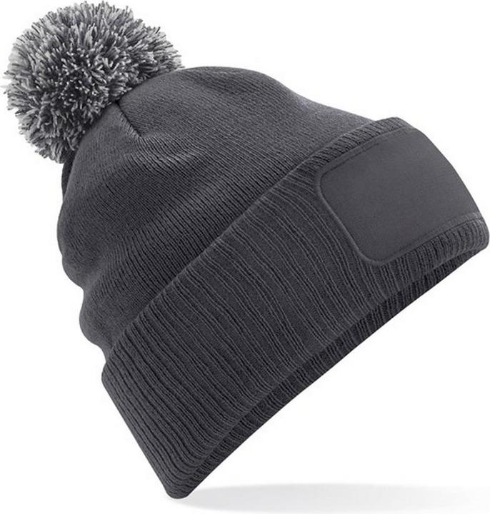 Actual product image Beechfield Unisex Adult Snowstar Patch Beanie (One size)